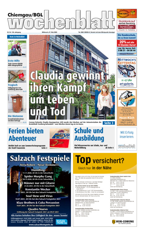 Chiemgau/BGL Wochenblatt vom Mittwoch, 27.05.2020