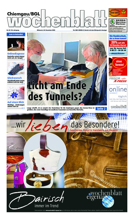 Chiemgau/BGL Wochenblatt vom Mittwoch, 30.12.2020