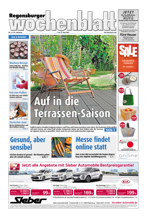 Regensburger Wochenblatt vom Mittwoch, 07.04.2021