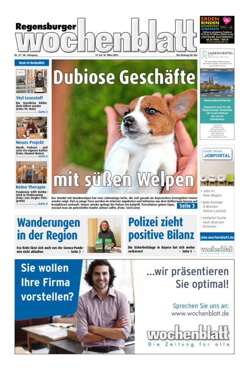 Regensburger Wochenblatt vom Mittwoch, 10.03.2021
