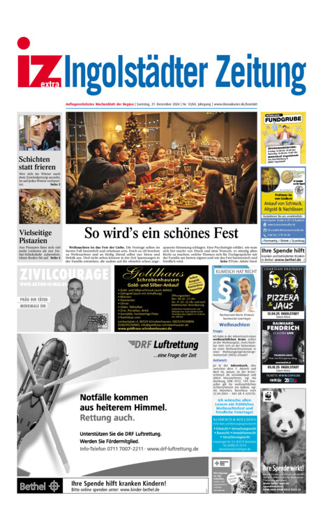 Ingolstädter Anzeiger vom Samstag, 21.12.2024