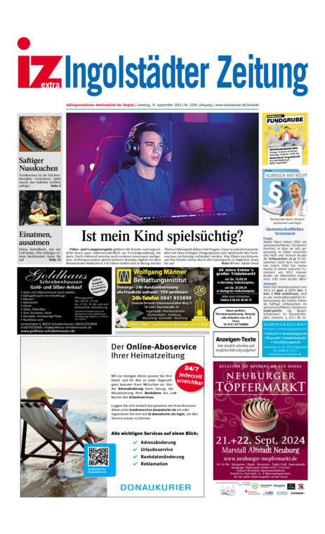 Ingolstädter Anzeiger vom Samstag, 14.09.2024