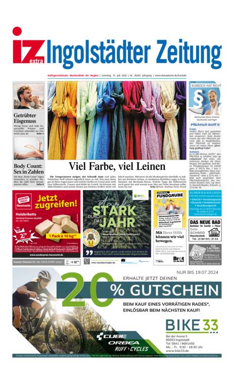 Ingolstädter Anzeiger vom Samstag, 13.07.2024