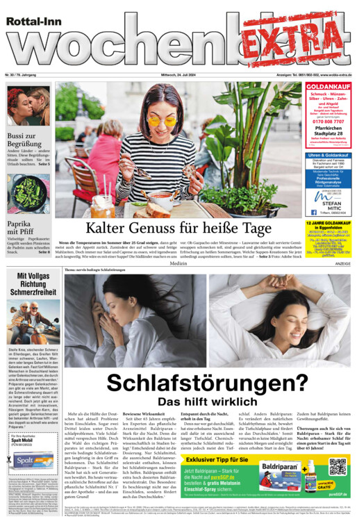 Rottal-Inn Wochenblatt EXTRA vom Mittwoch, 24.07.2024