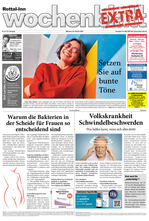 Rottal-Inn Wochenblatt EXTRA vom Mittwoch, 30.10.2024