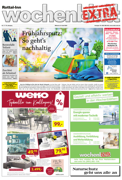 Rottal-Inn Wochenblatt EXTRA vom Mittwoch, 24.04.2024