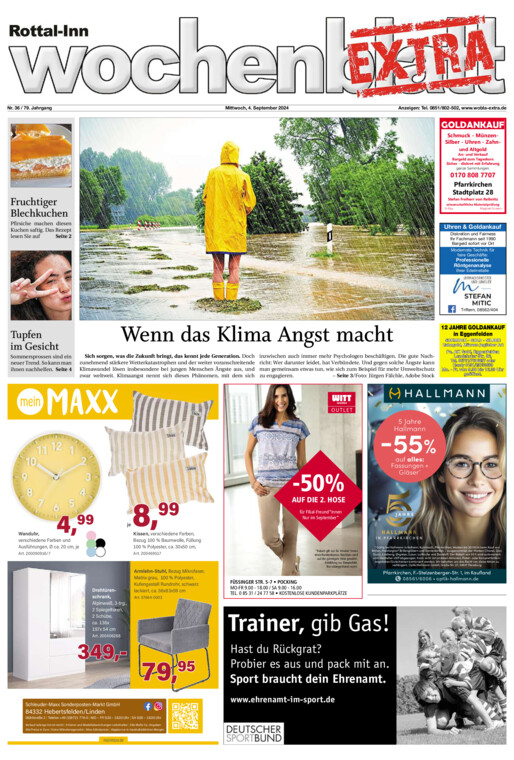 Rottal-Inn Wochenblatt EXTRA vom Mittwoch, 04.09.2024