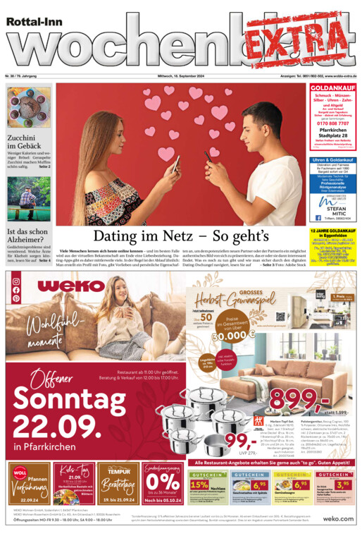 Rottal-Inn Wochenblatt EXTRA vom Mittwoch, 18.09.2024