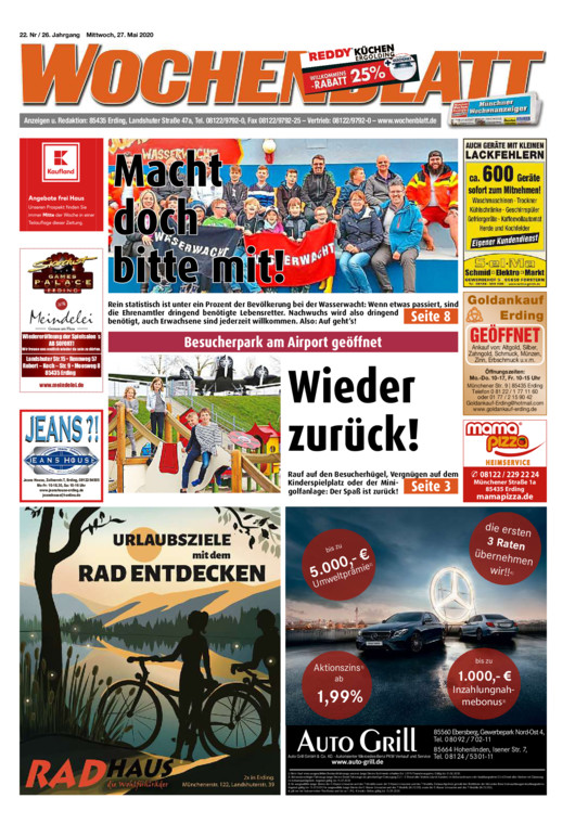 Wochenblatt Erding vom Mittwoch, 27.05.2020