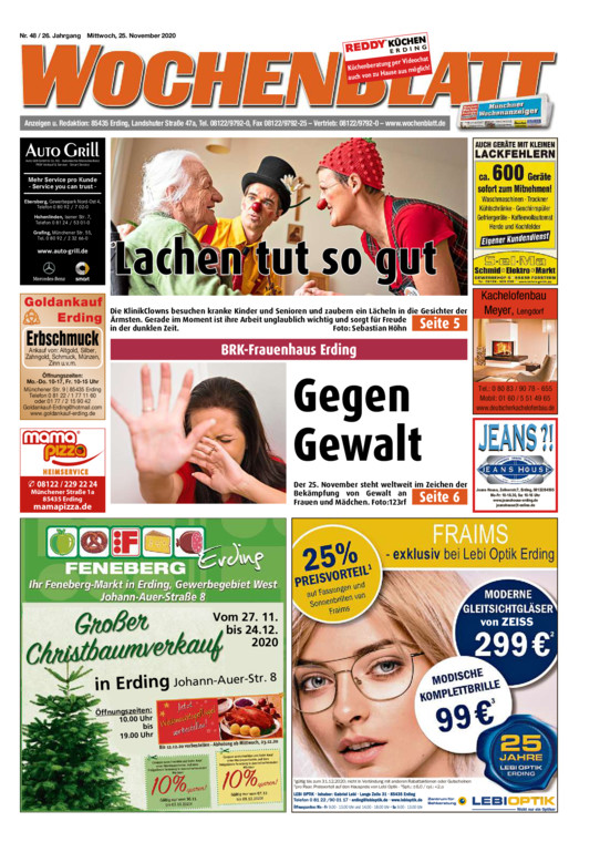 Wochenblatt Erding vom Mittwoch, 25.11.2020