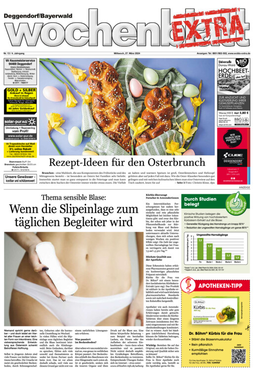 Deggendorf/Bayerwald Wochenblatt EXTRA vom Mittwoch, 27.03.2024