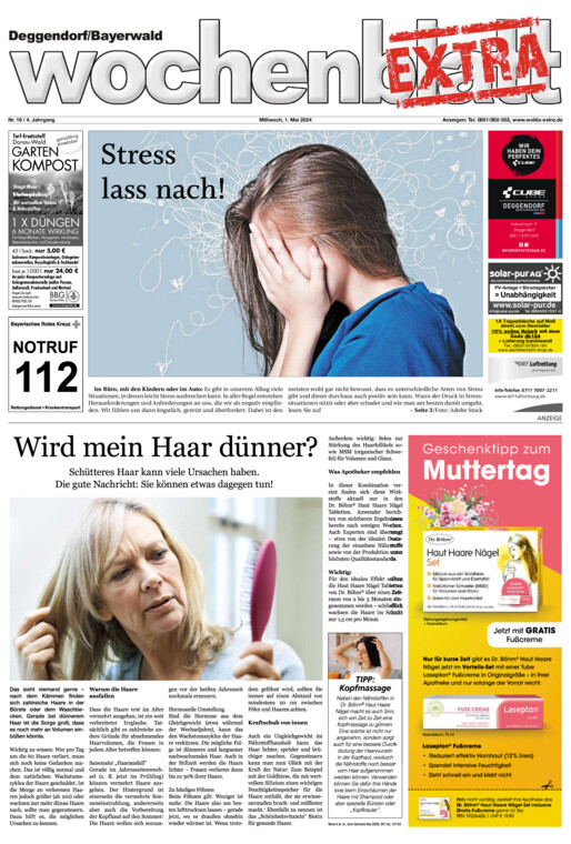 Deggendorf/Bayerwald Wochenblatt EXTRA vom Mittwoch, 01.05.2024