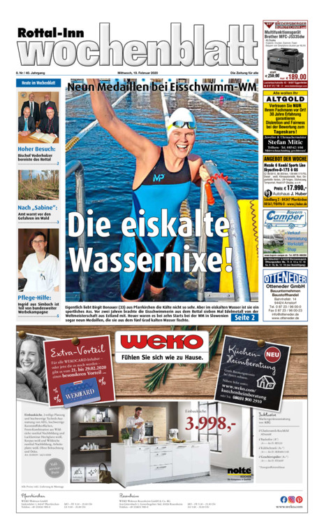 Rottal-Inn Wochenblatt vom Mittwoch, 19.02.2020