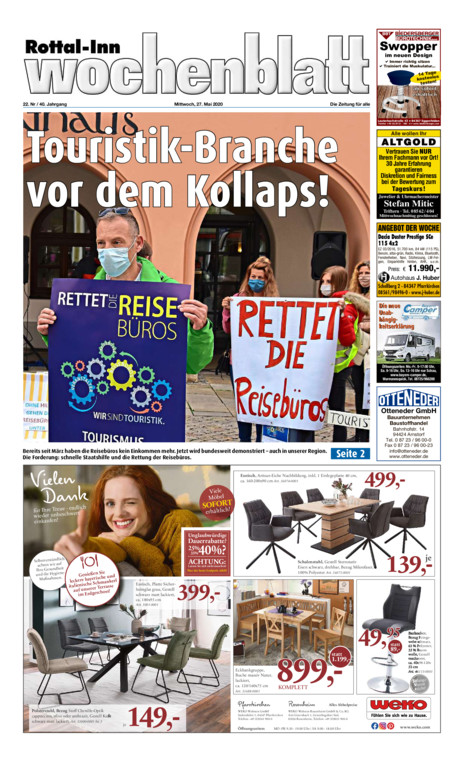 Rottal-Inn Wochenblatt vom Mittwoch, 27.05.2020