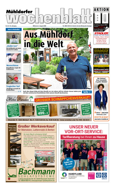 Mühldorfer Wochenblatt vom Mittwoch, 05.08.2020