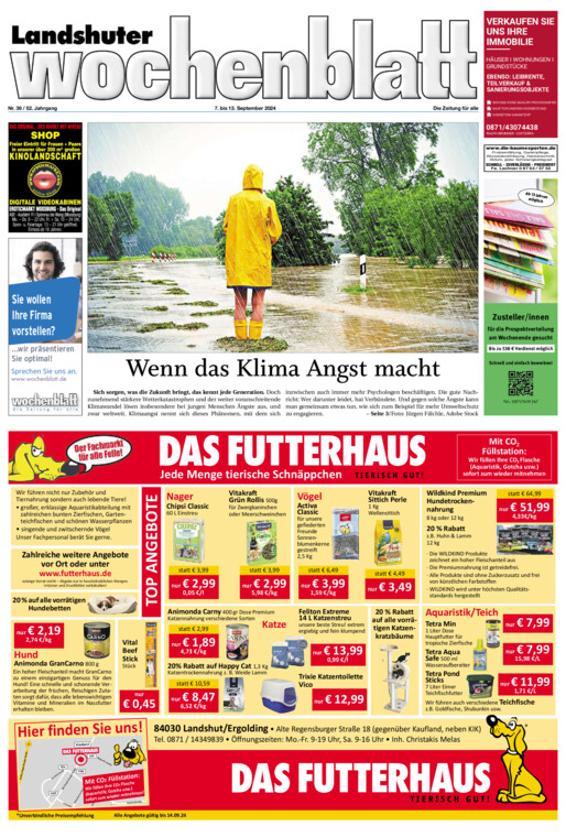 Landshuter Wochenblatt vom Samstag, 07.09.2024