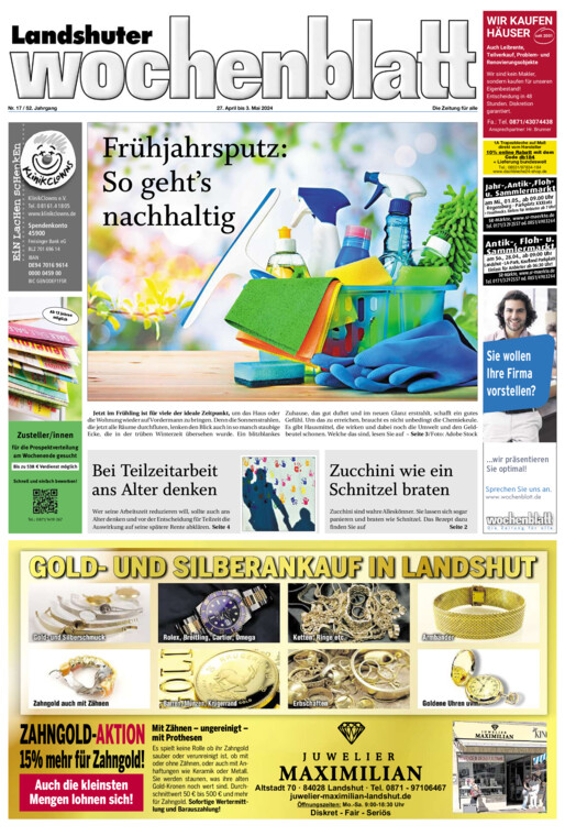 Landshuter Wochenblatt vom Samstag, 27.04.2024