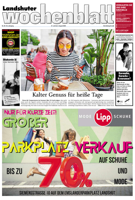 Landshuter Wochenblatt vom Samstag, 27.07.2024