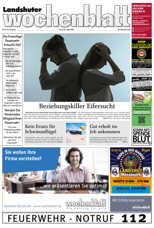 Landshuter Wochenblatt vom Samstag, 24.08.2024