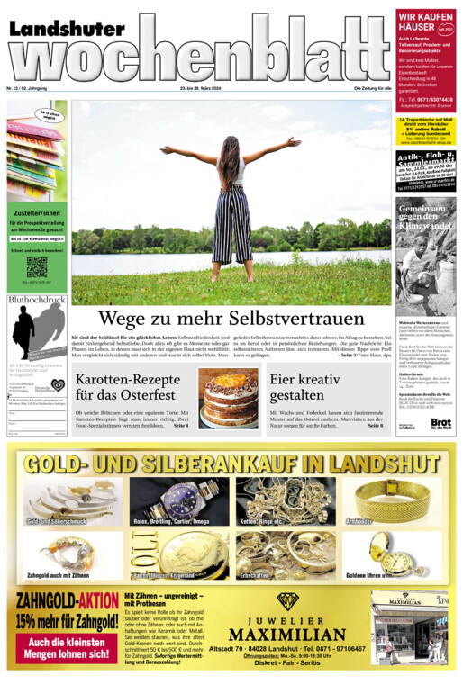 Landshuter Wochenblatt vom Samstag, 23.03.2024