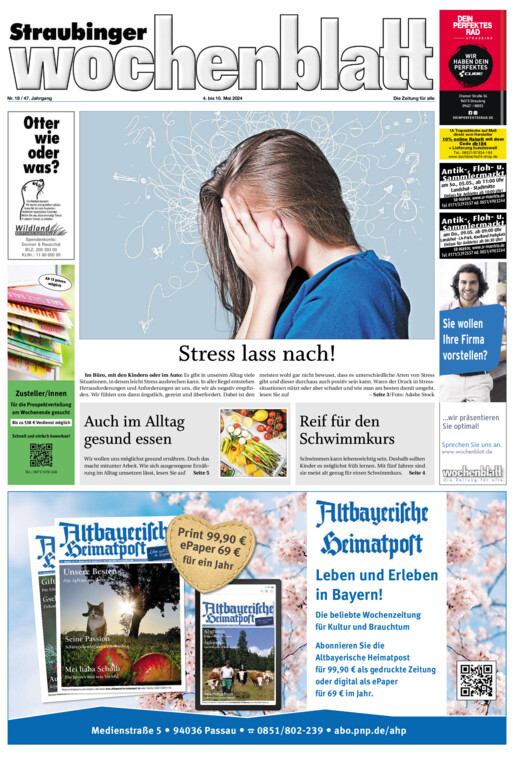 Straubinger Wochenblatt vom Samstag, 04.05.2024