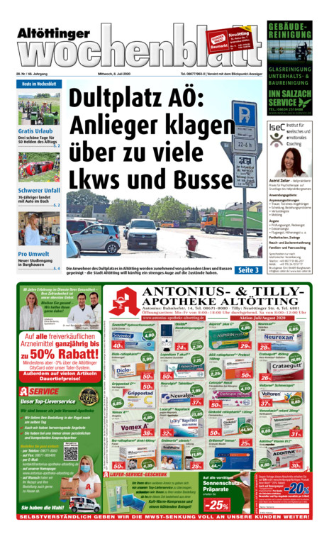 Altöttinger Wochenblatt vom Mittwoch, 08.07.2020