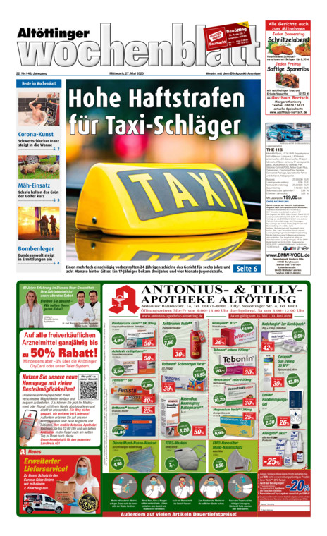 Altöttinger Wochenblatt vom Mittwoch, 27.05.2020