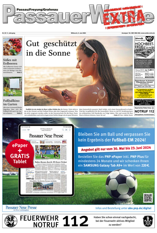 Passauer Woche EXTRA vom Mittwoch, 05.06.2024