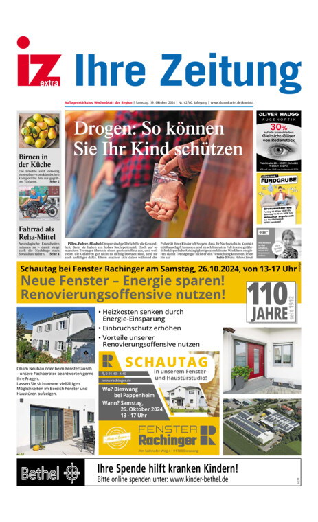 Eichstätter Anzeiger vom Samstag, 19.10.2024