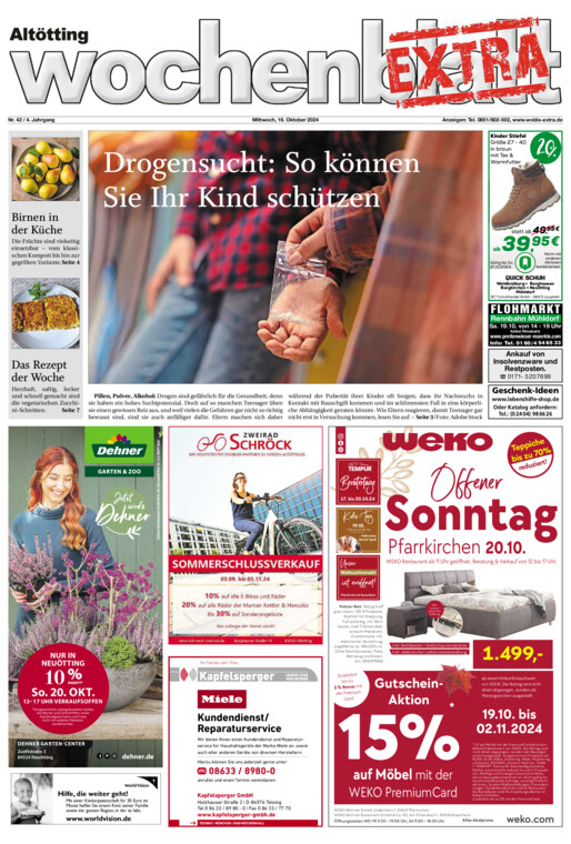 Altötting Wochenblatt EXTRA vom Mittwoch, 16.10.2024