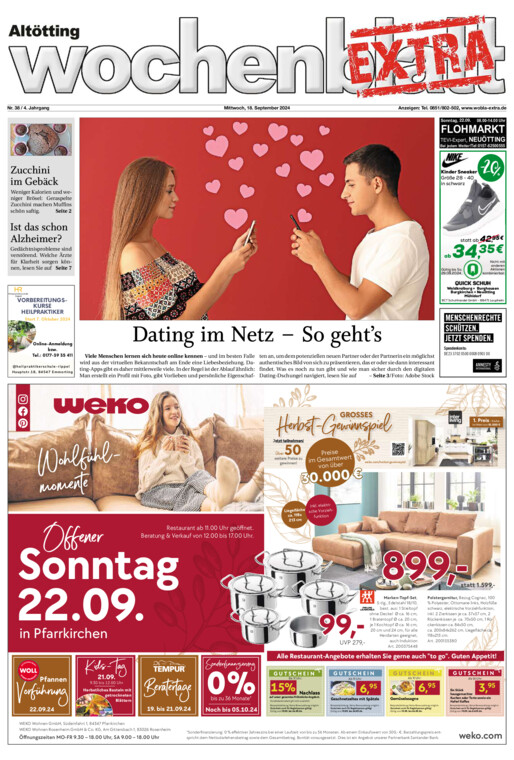 Altötting Wochenblatt EXTRA vom Mittwoch, 18.09.2024