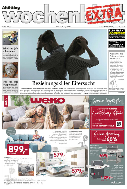 Altötting Wochenblatt EXTRA vom Mittwoch, 21.08.2024