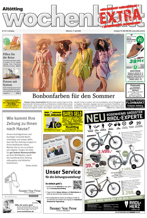 Altötting Wochenblatt EXTRA vom Mittwoch, 17.04.2024