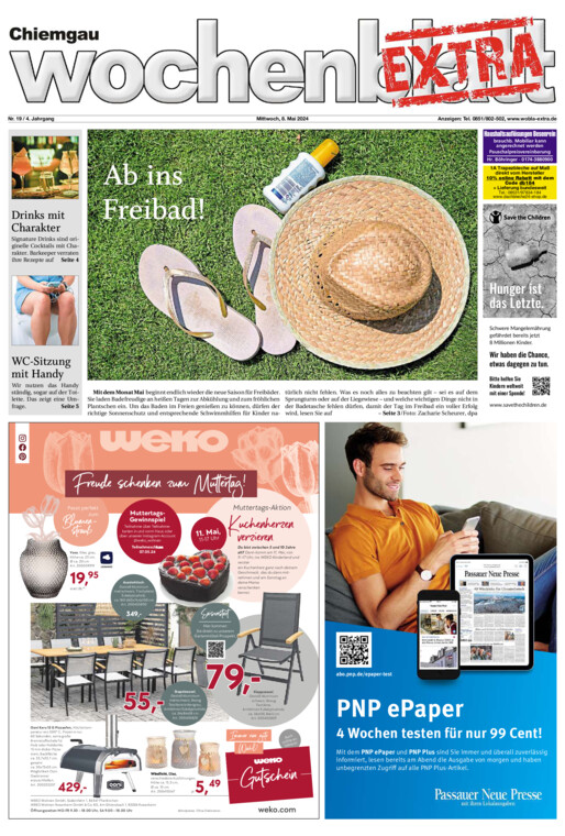 Chiemgau Wochenblatt EXTRA vom Mittwoch, 08.05.2024