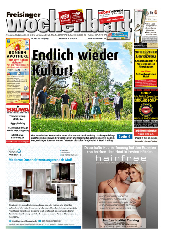 Freisinger Wochenblatt vom Mittwoch, 08.07.2020