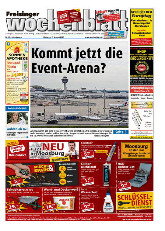 Freisinger Wochenblatt vom Mittwoch, 05.08.2020