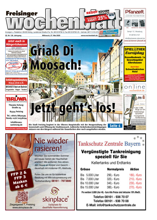 Freisinger Wochenblatt vom Mittwoch, 27.05.2020
